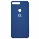 Купить Чехол-накладка  Huawei Y9 (2018) Silicone Cover Blue Чехол-накладка  Huawei Y9 (2018) Silicone Cover Blue