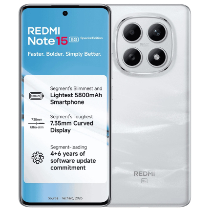 Xiaomi Redmi Note 15 SE 5G 8/256GB Frosted White (Global)